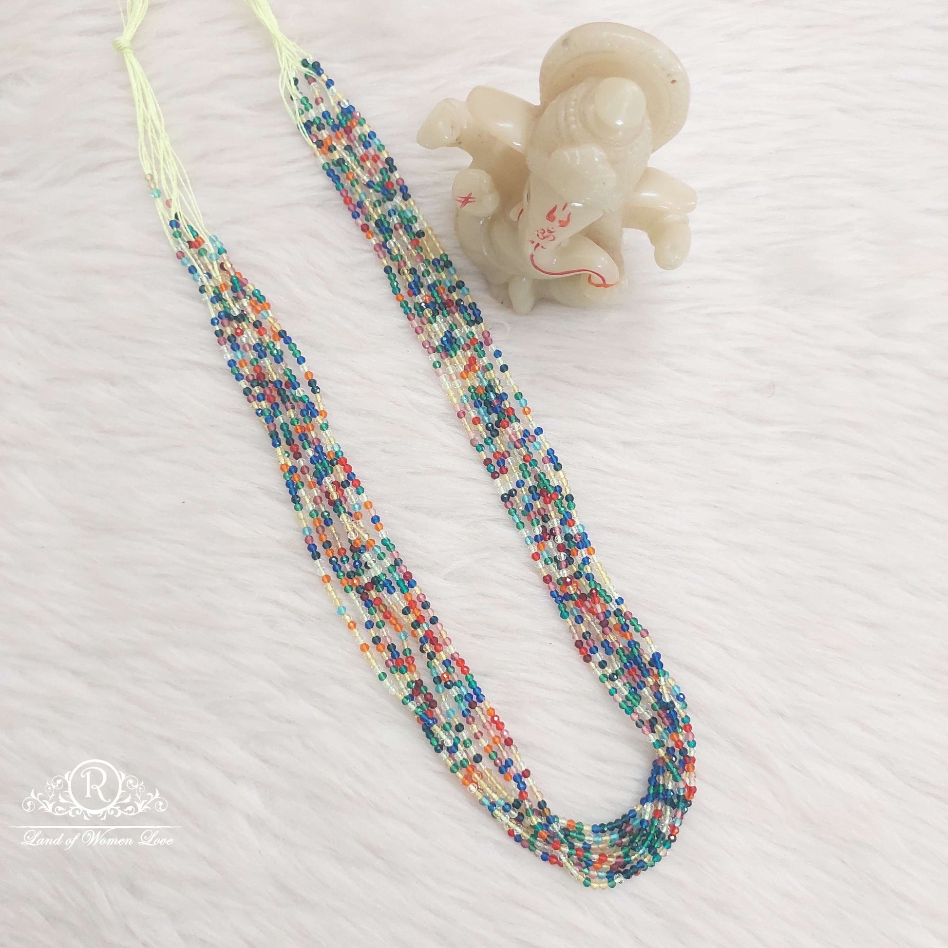 beads mala-b018 navaratna 92.5 silver ramala jewelry / ramala collections