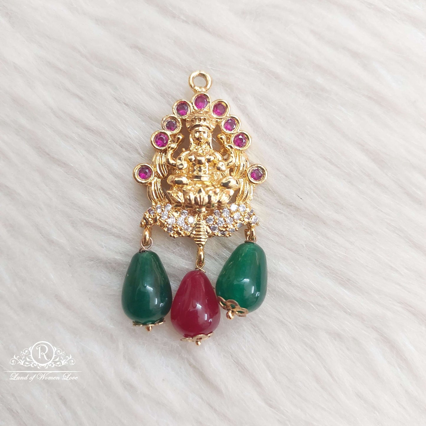 silver lakshmi devi locket-s159 92.5 silver ramala jewelry / ramala collections