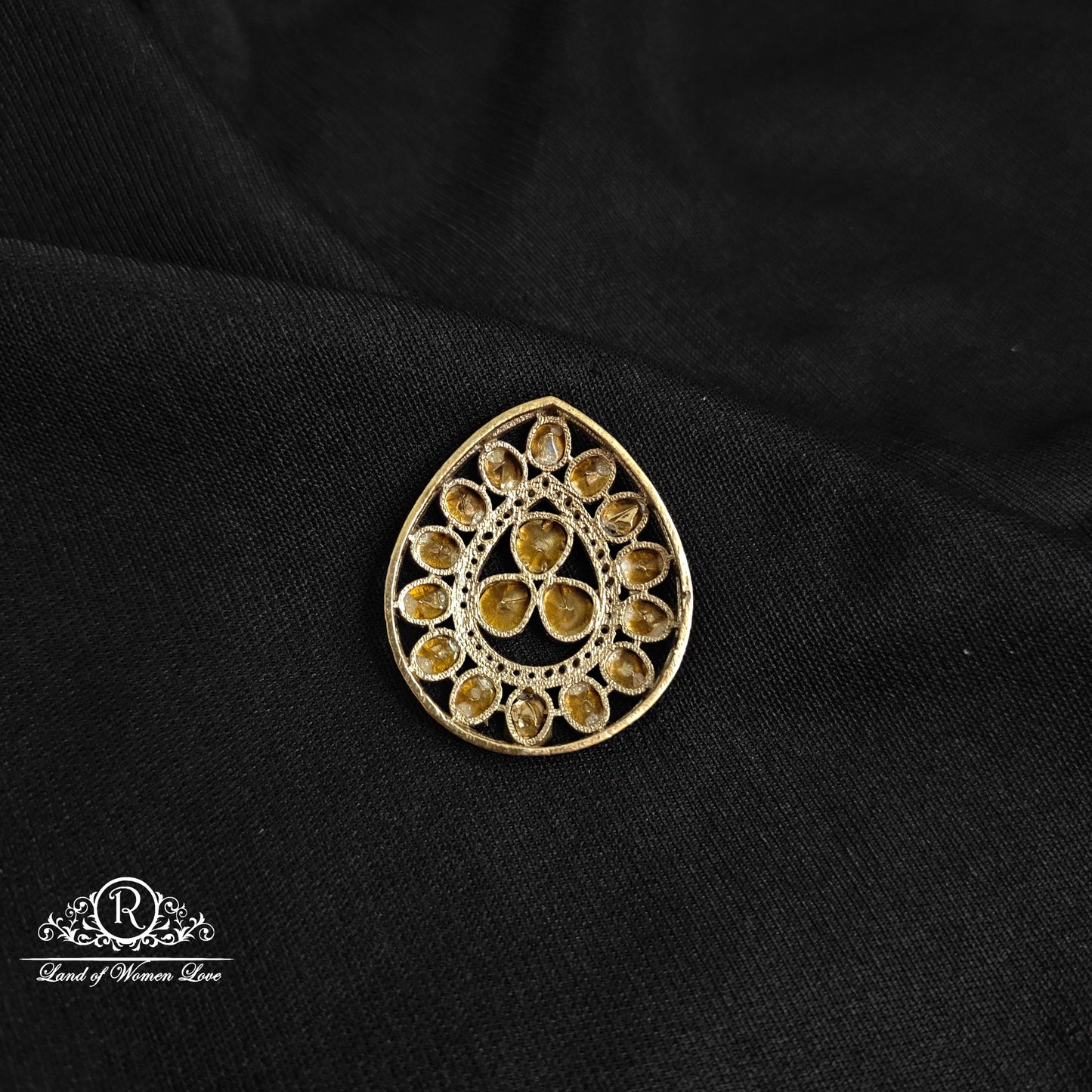 92.5 Silver Victorian Side Locket-RCM1107