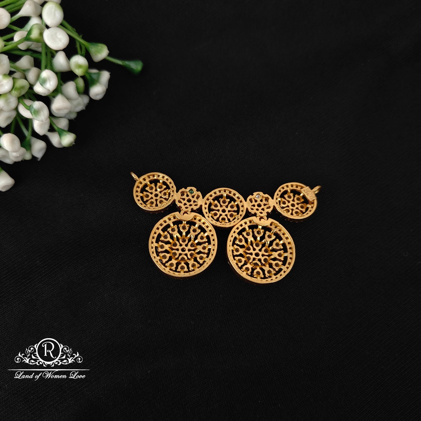 92.5 silver simple and Cute mala locket - RCJR999