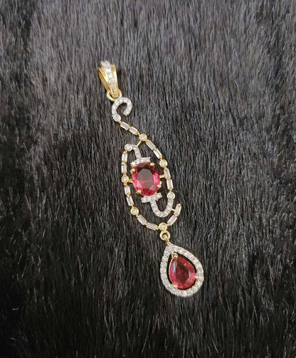 silver cz-stones locket-jr207 cz 92.5 silver ramala jewelry / ramala collections