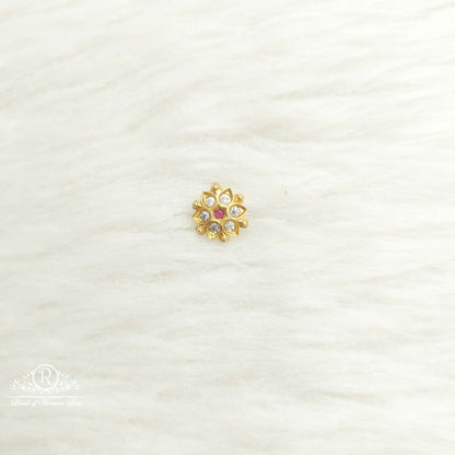 nose pin silver nose pins-sa506-8 92.5 silver ramala jewelry / ramala collections