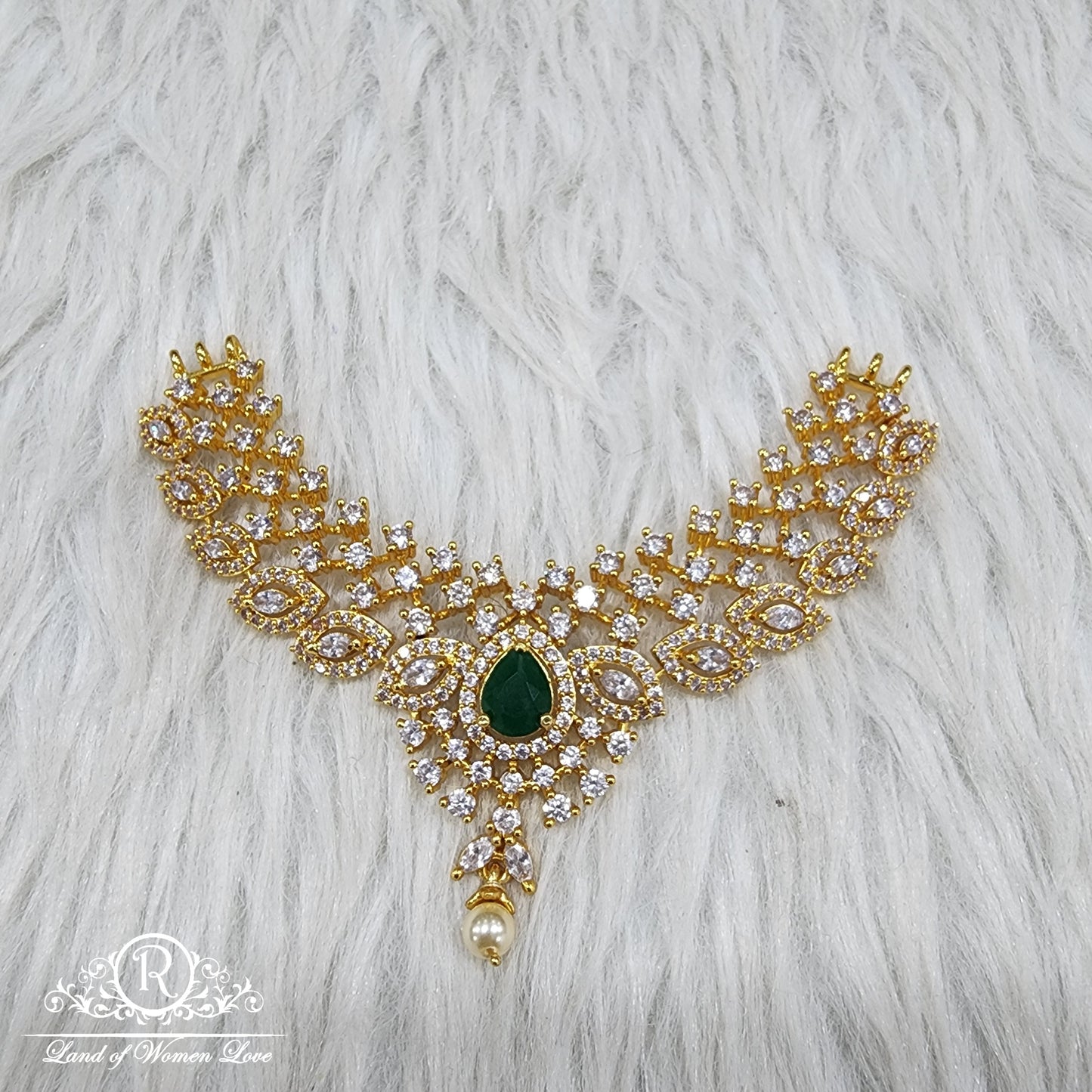 pendant silver cz-stone locket -h051 cz 92.5 silver ramala jewelry / ramala collections