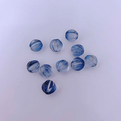 glass pumpkin beads collection -rcmj85-13 92.5 silver ramala jewelry / ramala collections