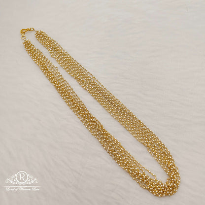 Silver pearl chain-RCH376