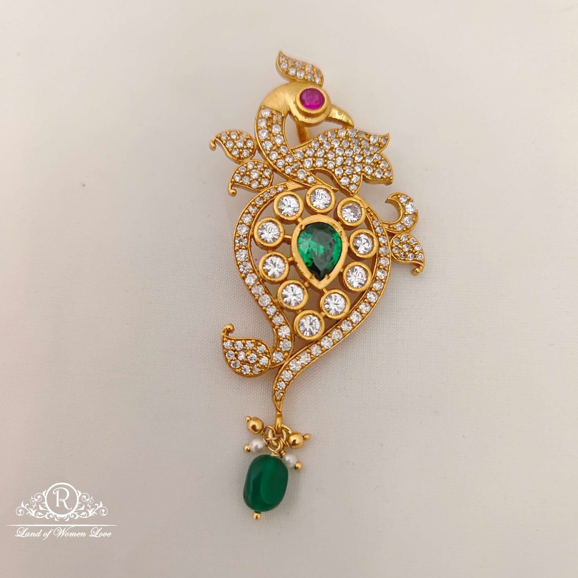 pendant silver peacock design pendant -rcc035 92.5 silver ramala jewelry / ramala collections