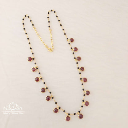 Silver Cristal Black Beads-SA439