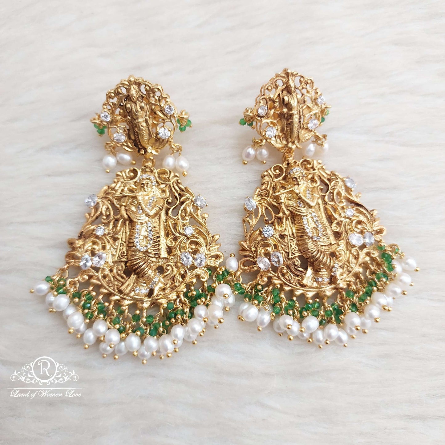 Silver Moissanite Earrings-S712