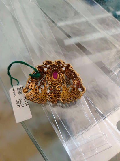 Silver victorian pendant -RCSH01