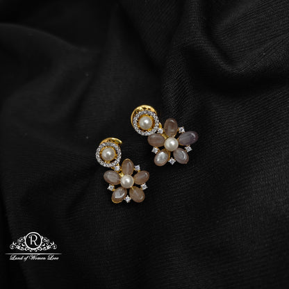 Silver gem stone necklace-RCCP256