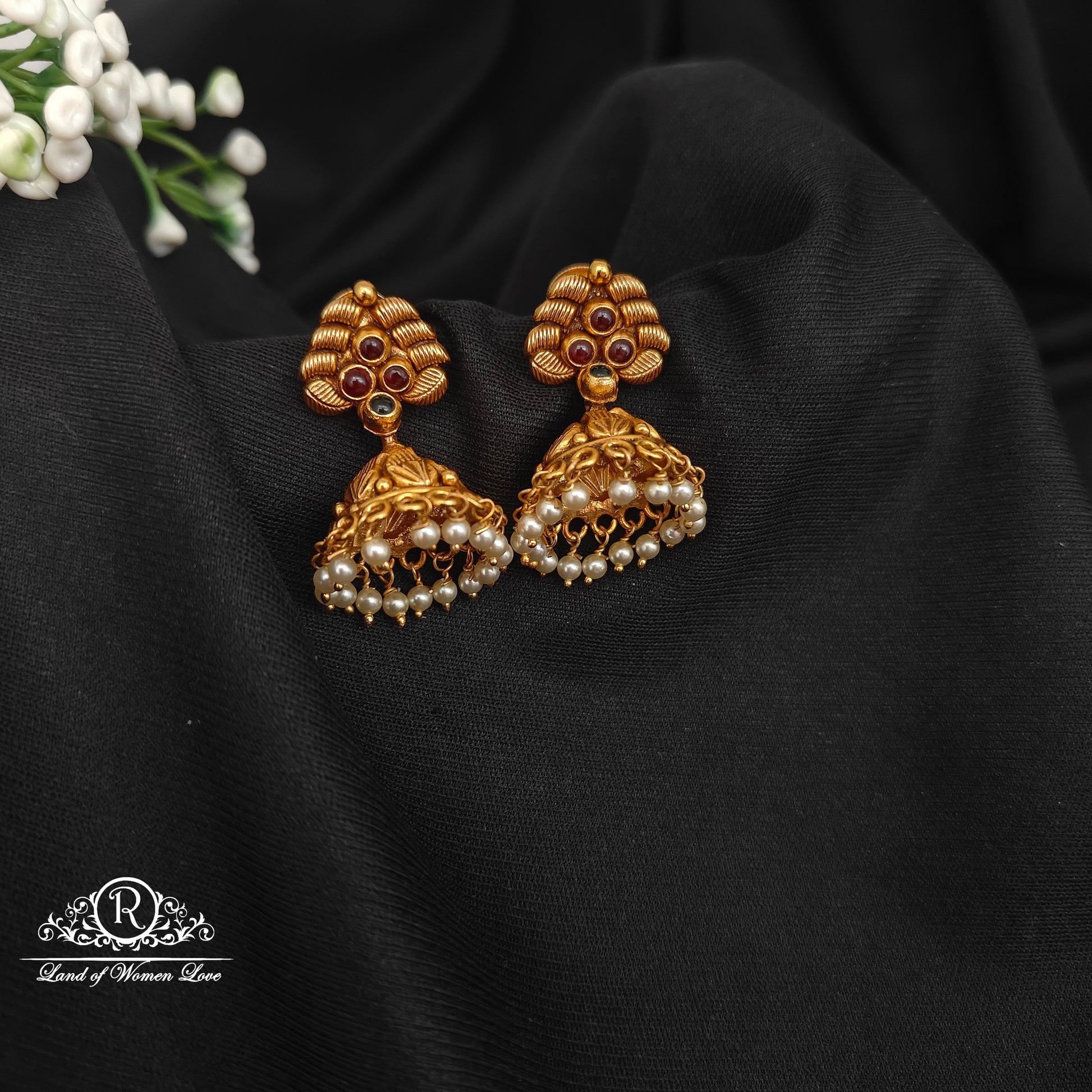 earrings 92.5 silver simple and cute earrings - rc06m1239 92.5 silver ramala jewelry / ramala collections