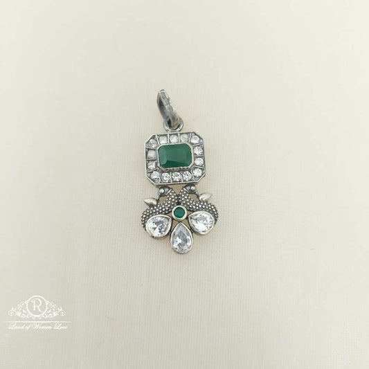 silver peacock design locket-m306 92.5 silver ramala jewelry / ramala collections