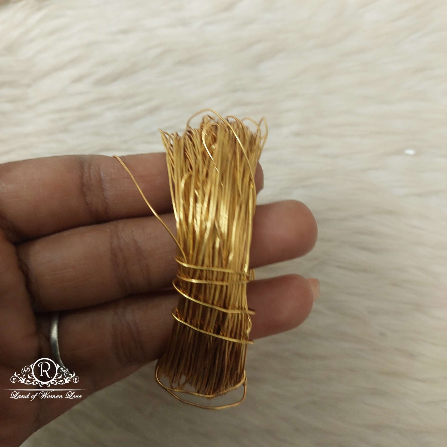 Silver Beads Making Kattu Theega 1Mtr-JR102