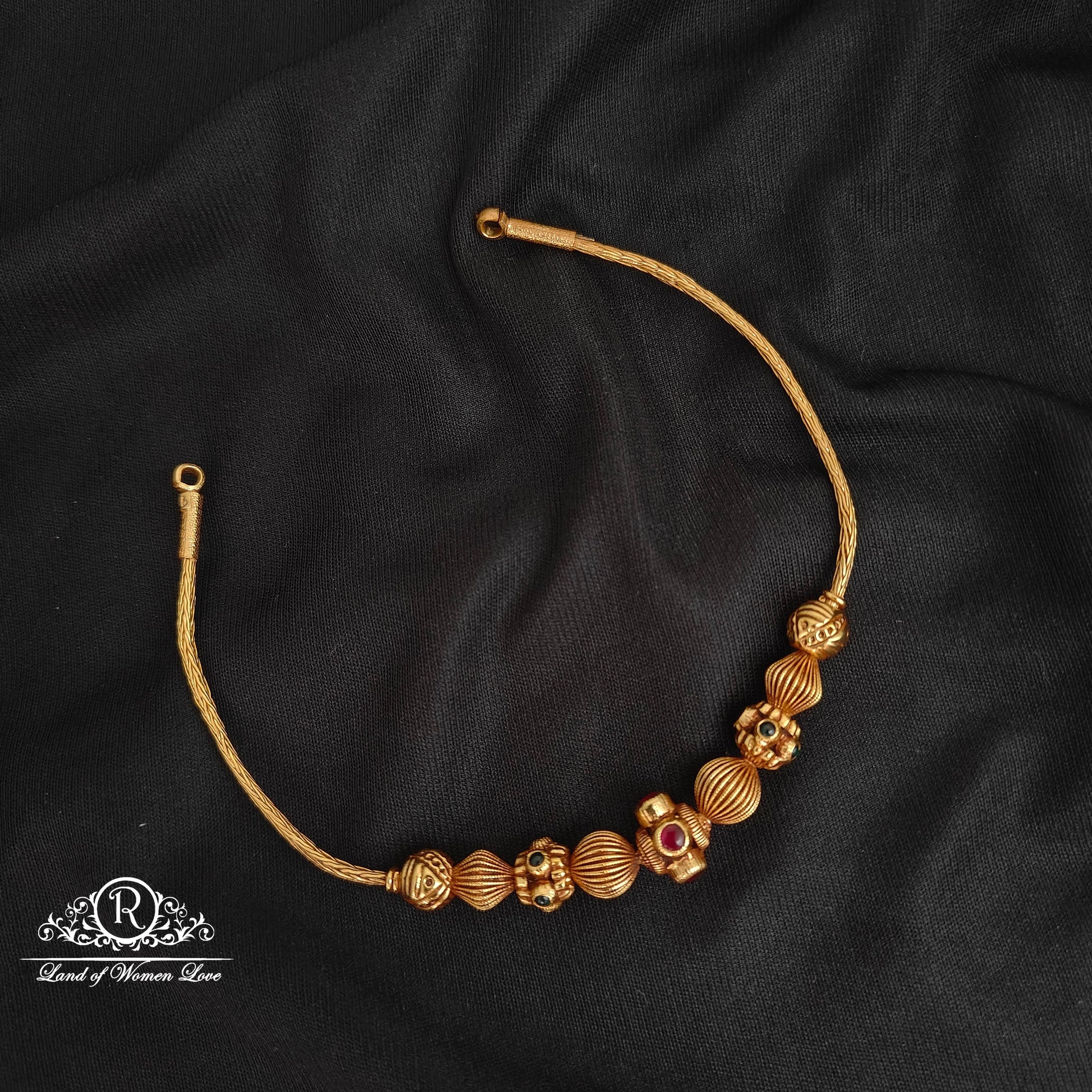 necklace 92.5 silver gundla mala design necklace-rcjr816 92.5 silver ramala jewelry / ramala collections