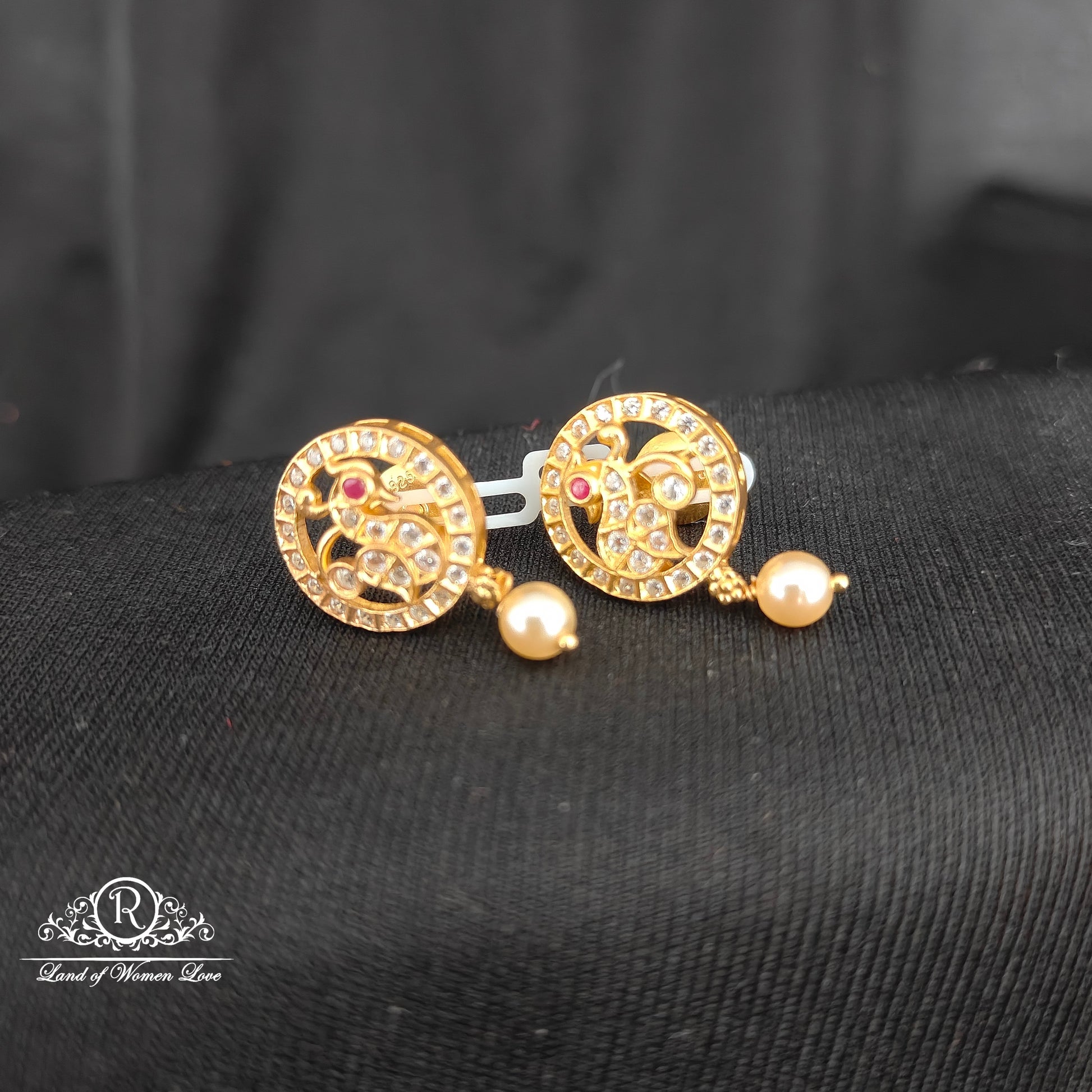 earrings silver earrings -rcm402 92.5 silver ramala jewelry / ramala collections