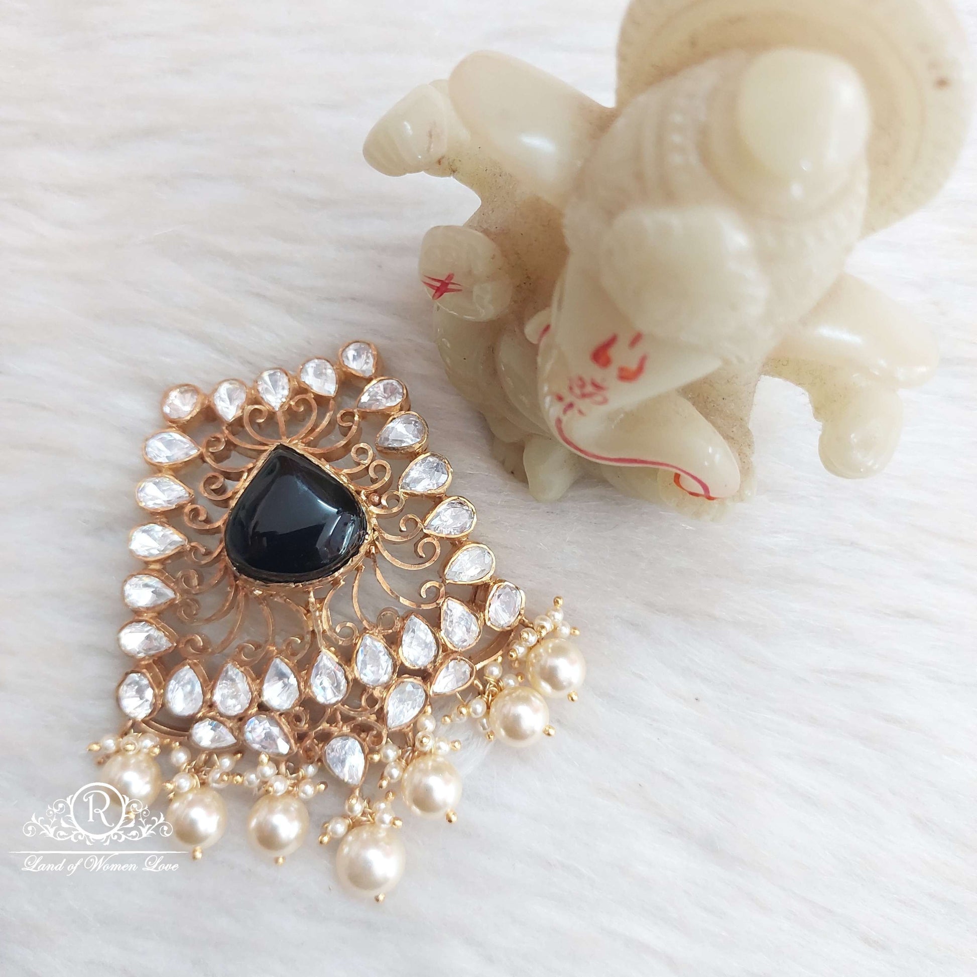 silver moissanite locket-s259 moissanite 92.5 silver ramala jewelry / ramala collections