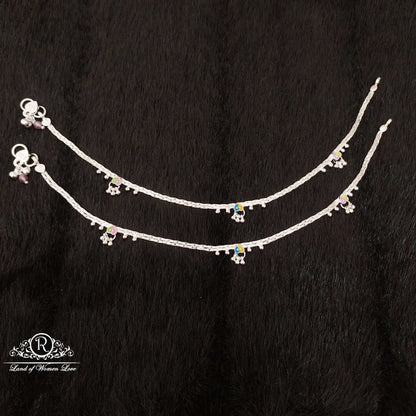silver anklets-ss26 92.5 silver ramala jewelry / ramala collections