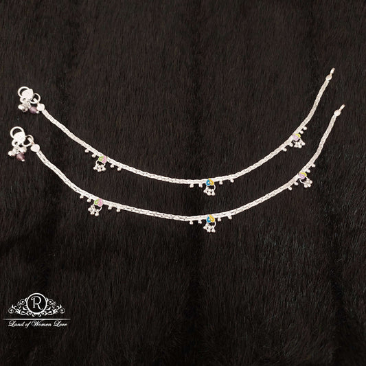 silver anklets-ss26 92.5 silver ramala jewelry / ramala collections
