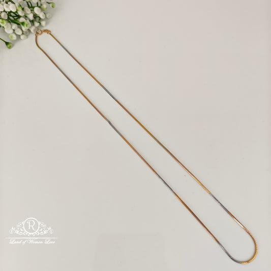 chain 92.5 silver imported italian 2 tone chain-rcra133 92.5 silver ramala jewelry / ramala collections
