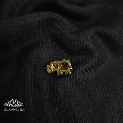 92.5 Silver Victorian Elephant design side lockets-RCP098