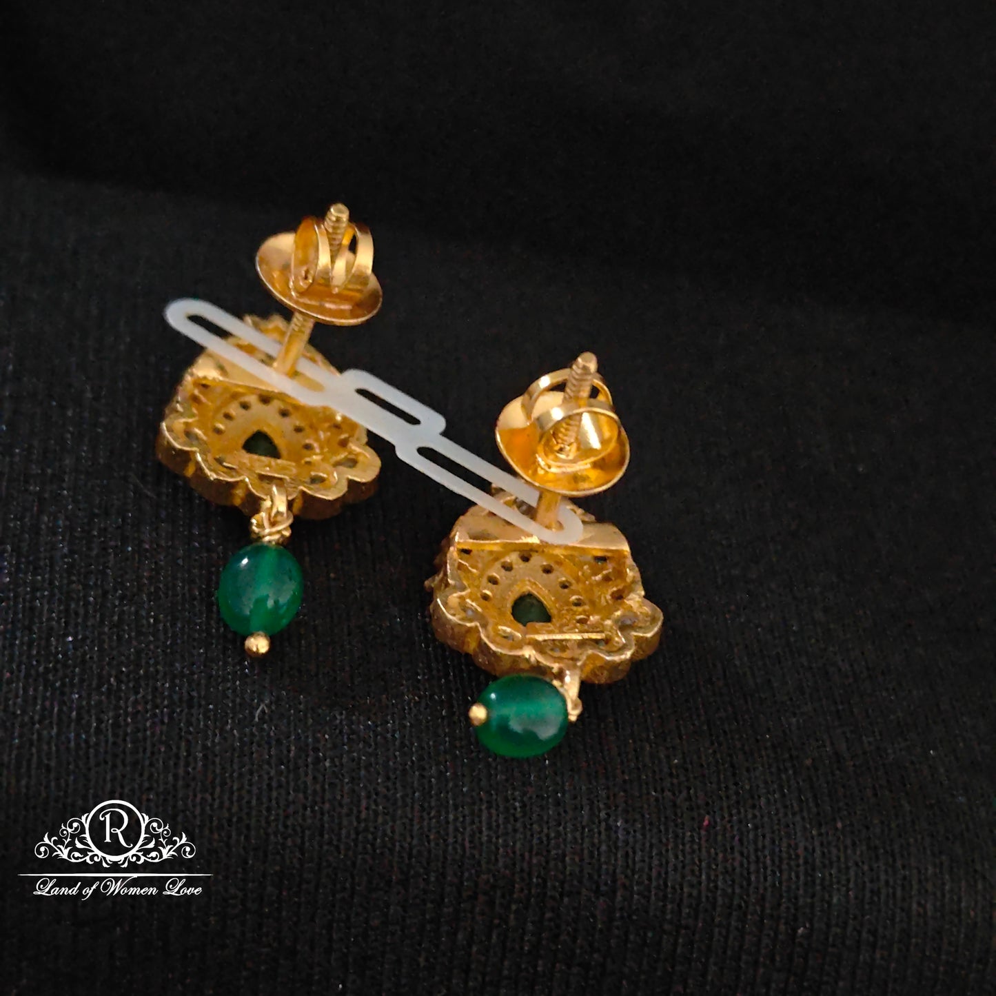 Silver earrings -RCM397