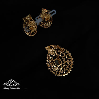 Silver CZ- stone pendant -RCDS419