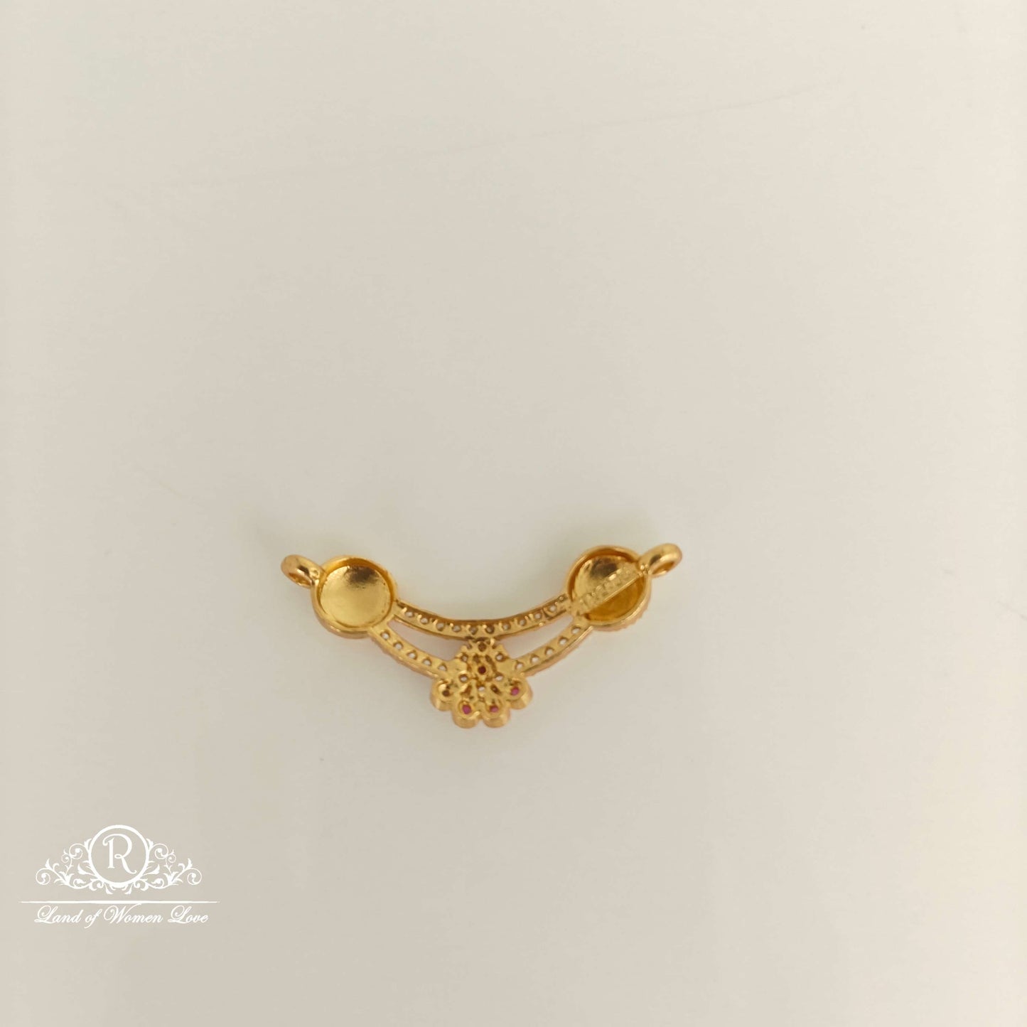 Flower design Silver Mala locket-RC94-60M039