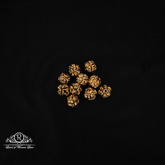 silver nakshi gold balls 92.5 silver ramala jewelry / ramala collections