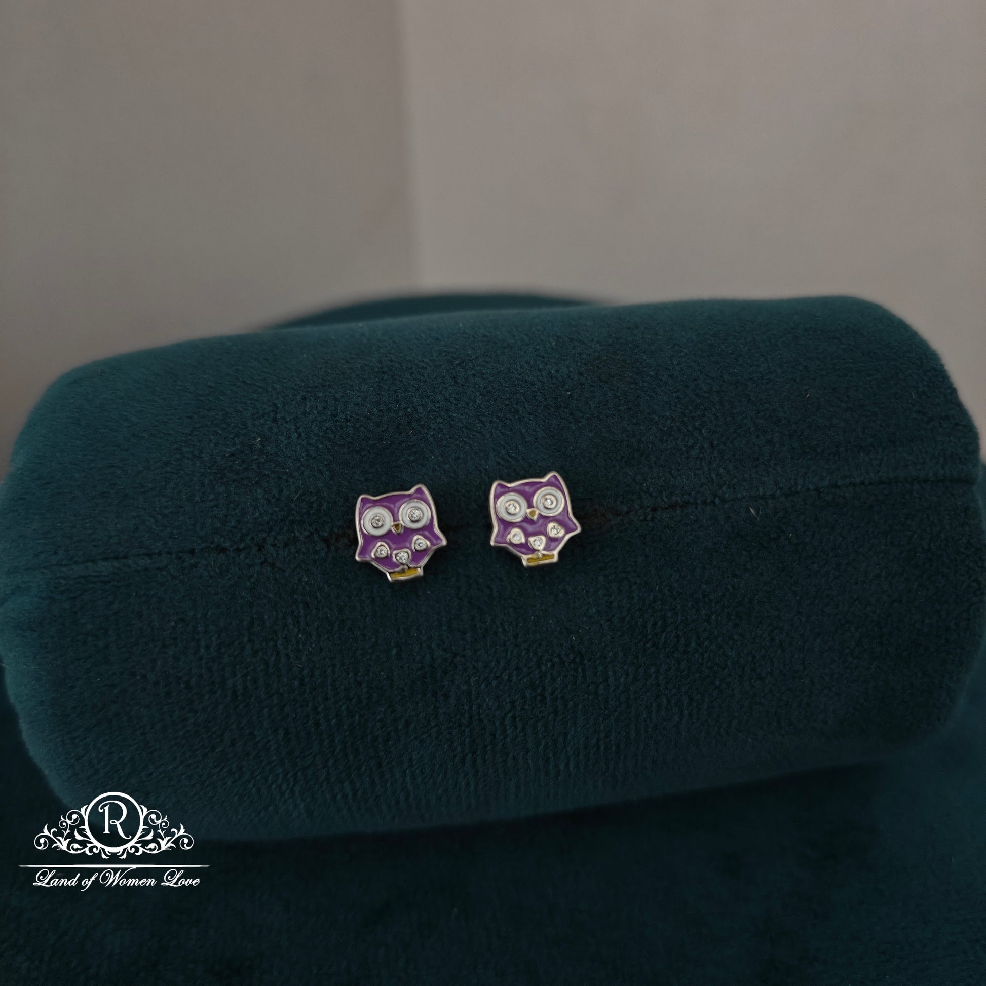 earrings 92.5 silver simple and cute kids earrings -rchk0175-2 92.5 silver ramala jewelry / ramala collections