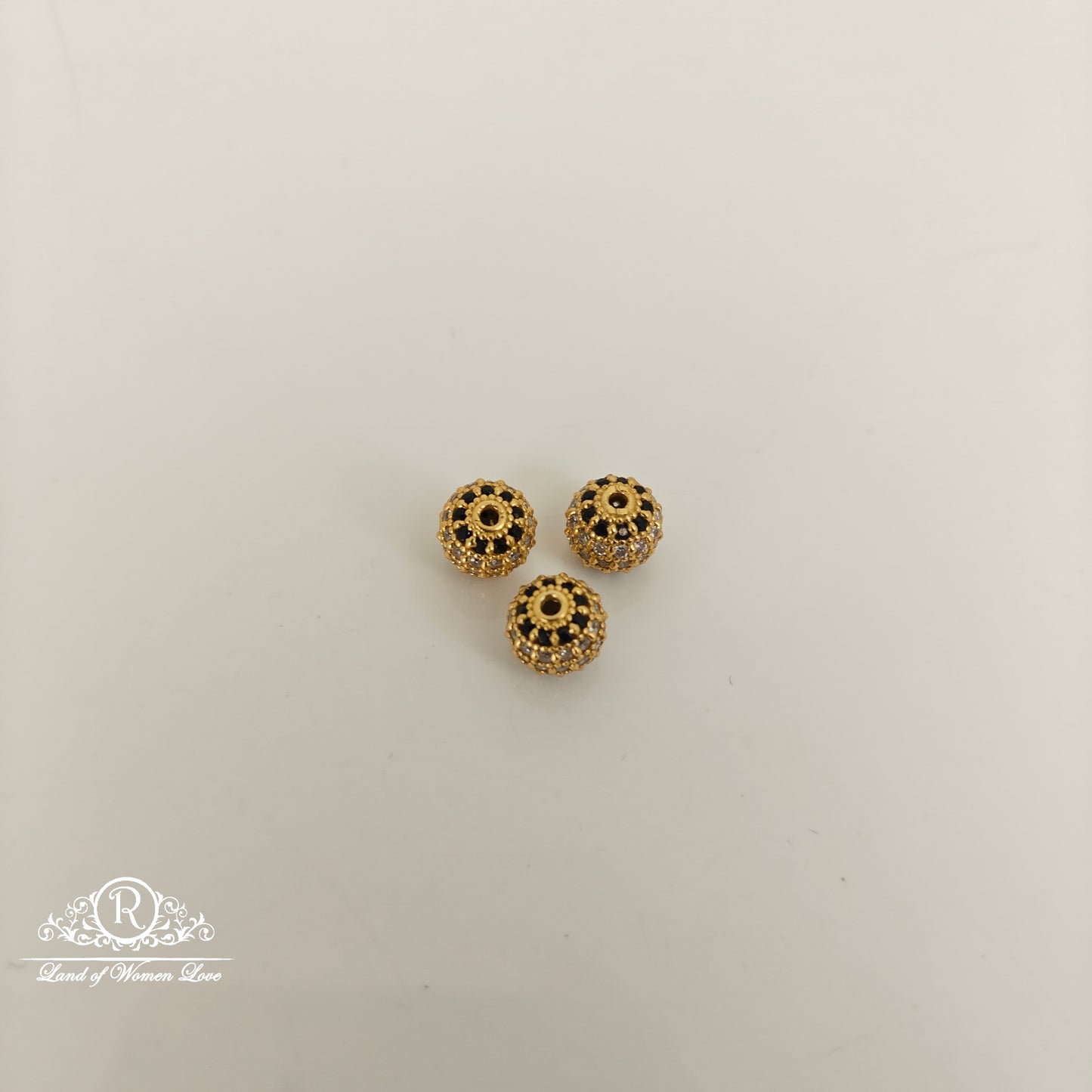 92.5 silver simple and cute cz balls cz 92.5 silver ramala jewelry / ramala collections