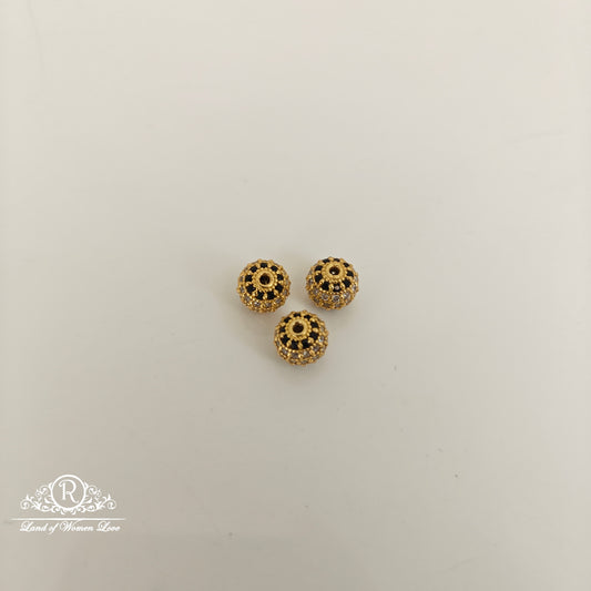 92.5 silver simple and cute cz balls cz 92.5 silver ramala jewelry / ramala collections