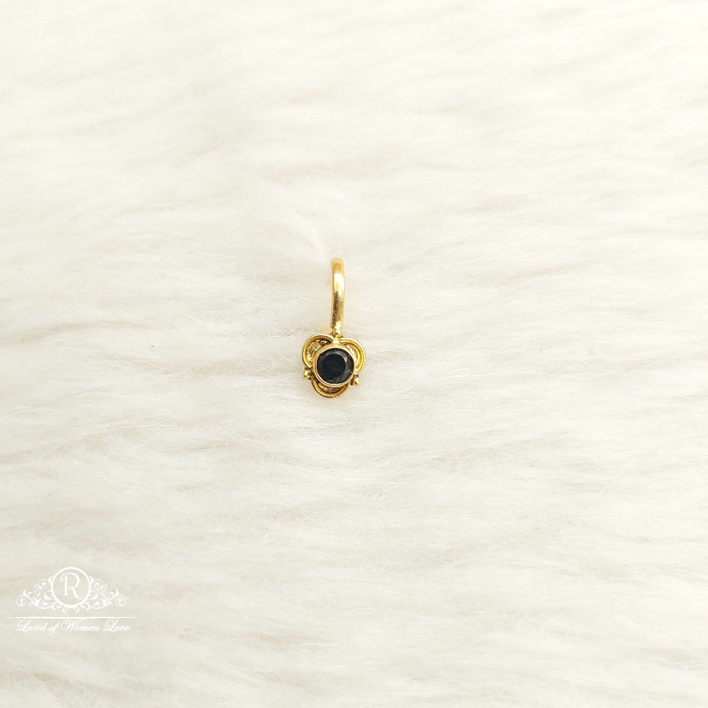 silver nose pins-sa510-7 92.5 silver ramala jewelry / ramala collections