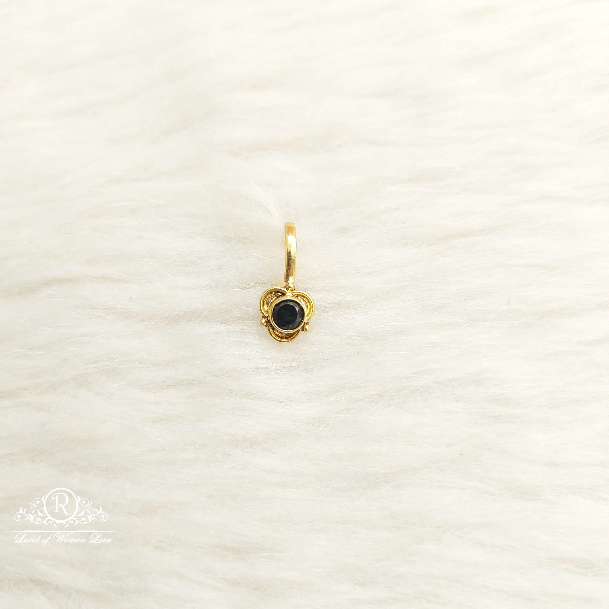 silver nose pins-sa510-7 92.5 silver ramala jewelry / ramala collections