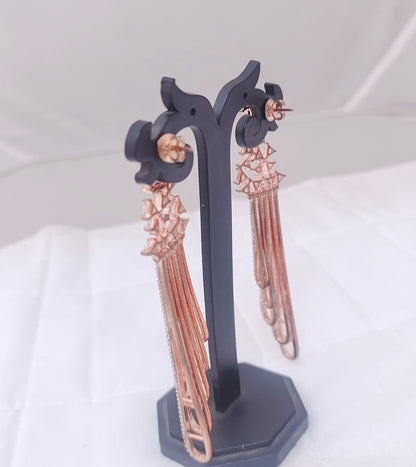 Silver CZ- Stones earrings designs -RCG22