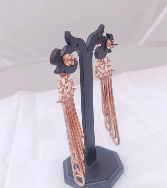 Silver CZ- Stones earrings designs -RCG22