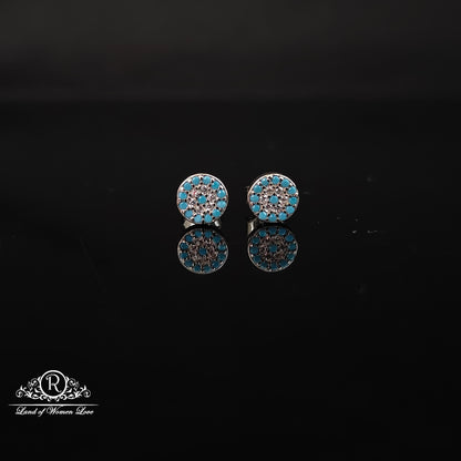 stud silver earrings -rchs38-9 92.5 silver ramala jewelry / ramala collections