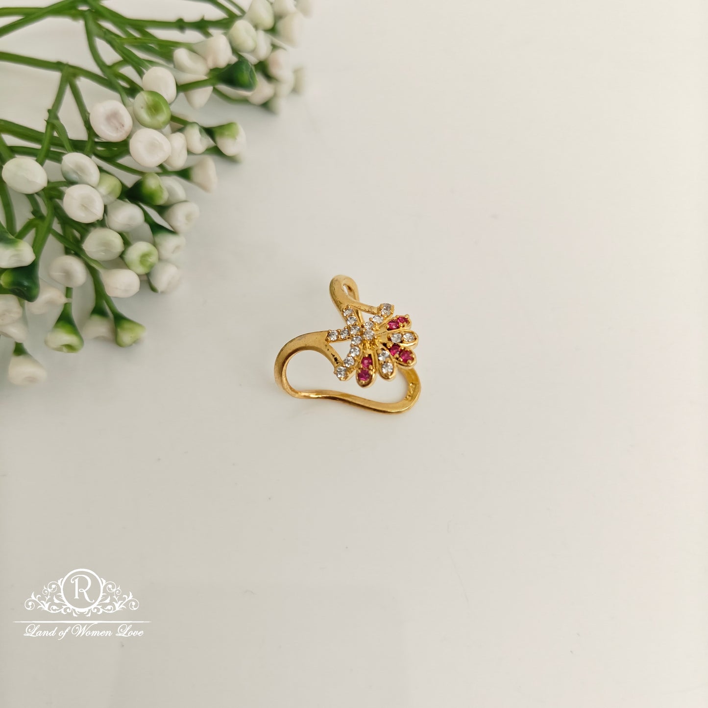 ring 92.5 silver simple and cute cz- stones vanki ring cz 92.5 silver ramala jewelry / ramala collections