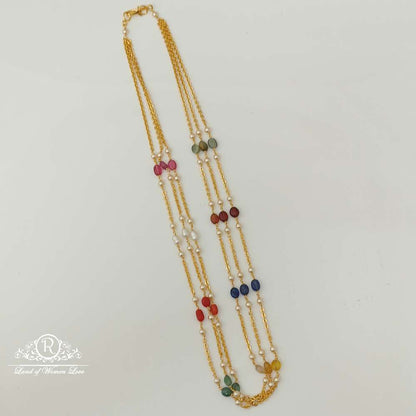 Silver Beads Design Chain-RCAH01