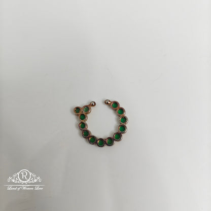 92.5 Silver Victorian nose ring-RCM166