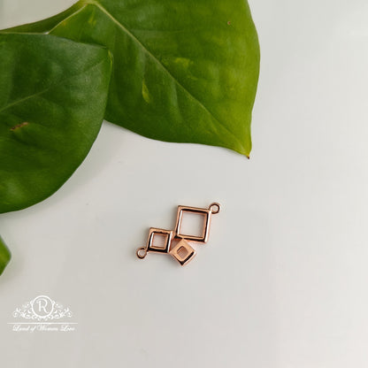 Silver rose gold Locket -RCRB14-1