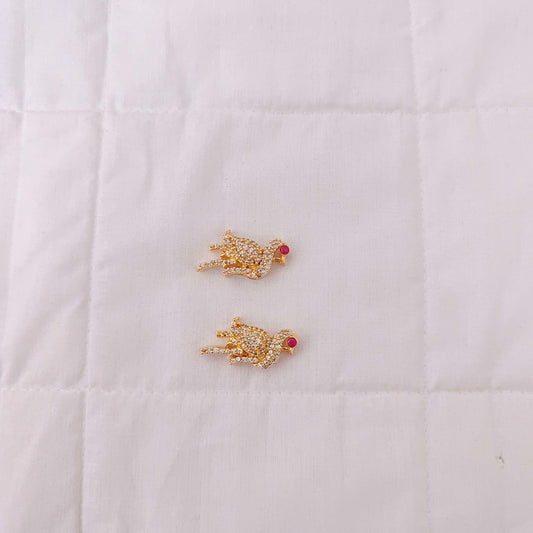 Silver gold polish side lockets -RCD192