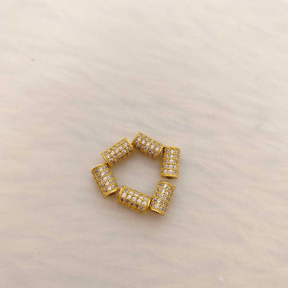 Silver making accessories CZ-balls-RCD432