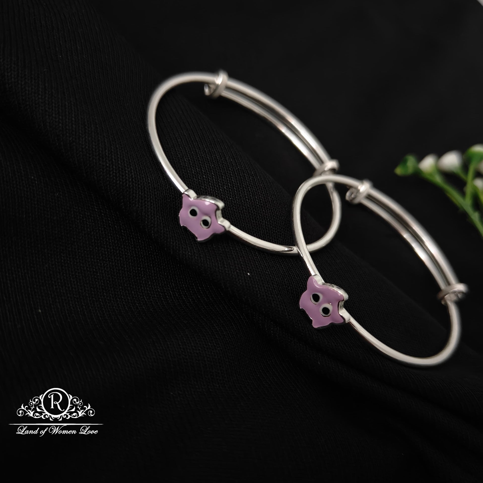 silver baby anklets-rcrc8 92.5 silver ramala jewelry / ramala collections