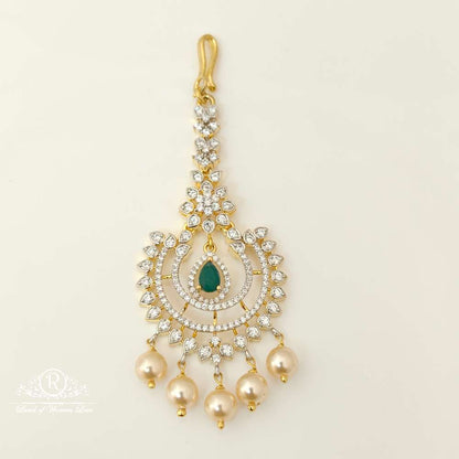 silver diamond replica design cz-stones tikkas-rccp42 cz 92.5 silver ramala jewelry / ramala collections