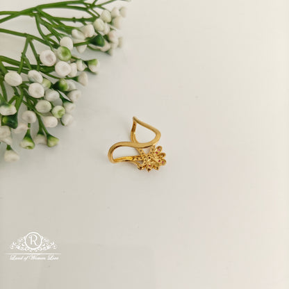 92.5 silver simple and Cute CZ- stones Vanki Ring -RCDS397