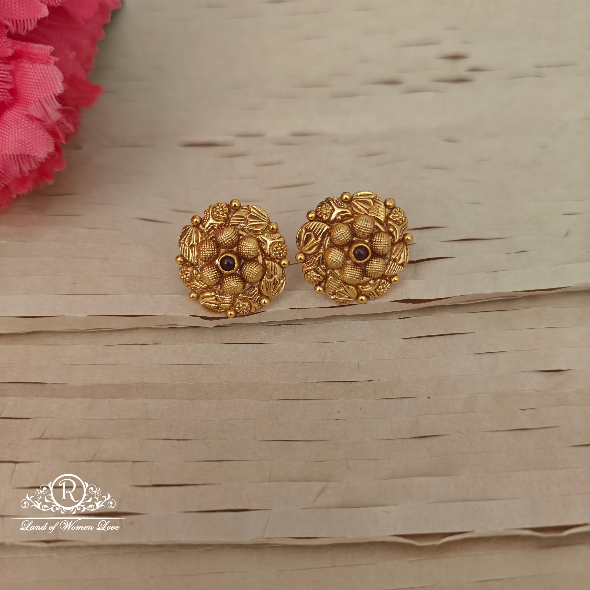 earrings 92.5 silver simple and cute earrings -rc06m1216 92.5 silver ramala jewelry / ramala collections