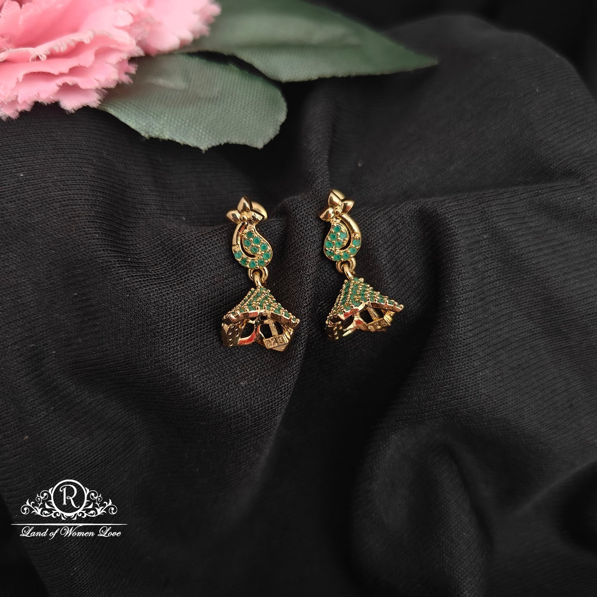 earrings 92.5 silver simple and cute earrings 92.5 silver ramala jewelry / ramala collections
