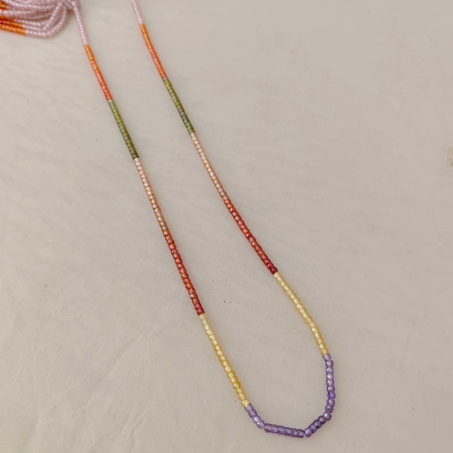 CZ-batti multi colour beads -RCMJ123