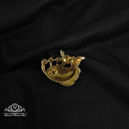 92.5 Silver peacock design Victorian Side locket-RCP110