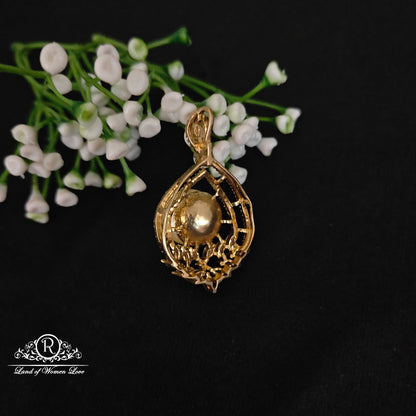 Silver CZ- stone pendant -RCNJ012